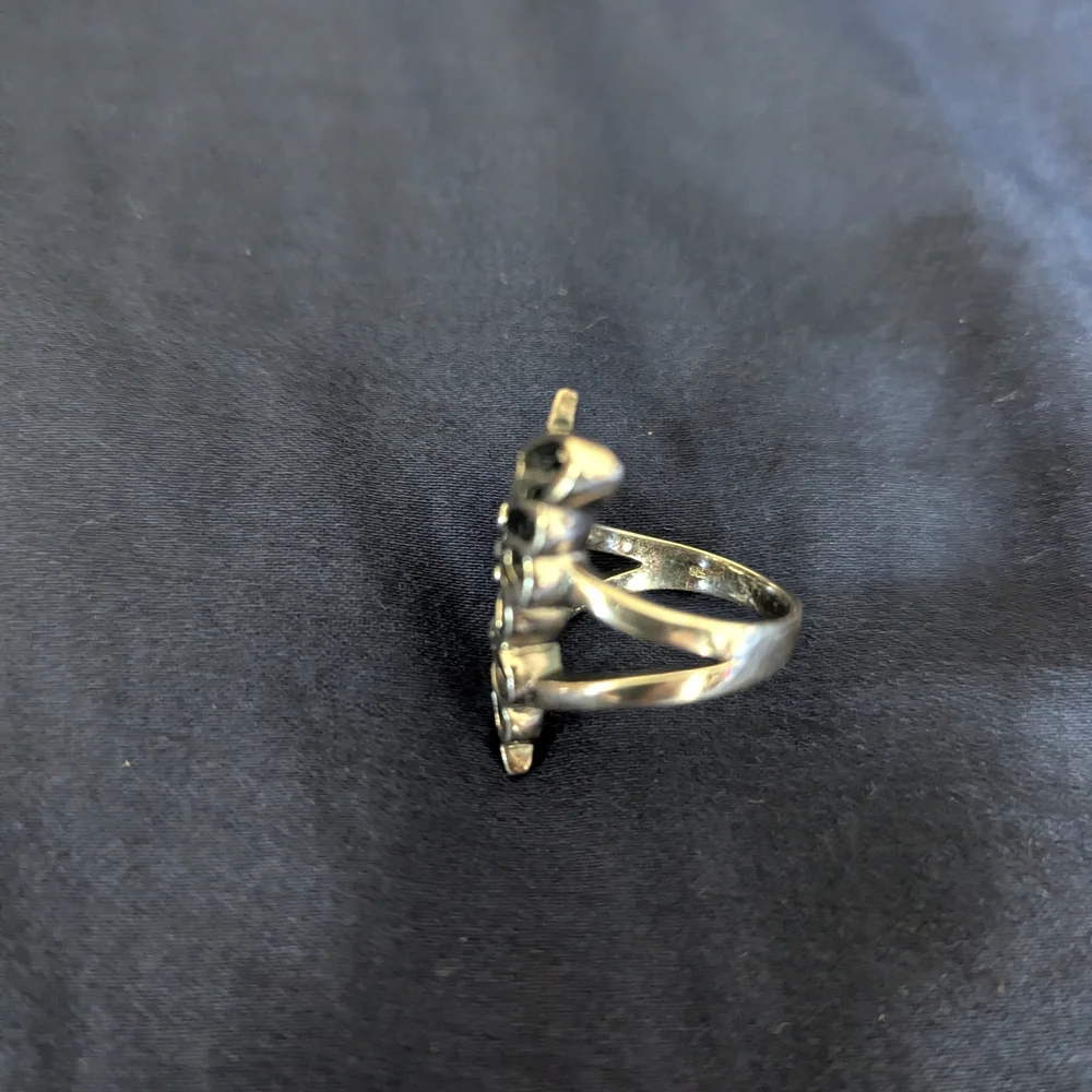 Sterling Silver Half  Butterfly Ring🦋🦋🦋 Size 6 - Picture 4 of 6